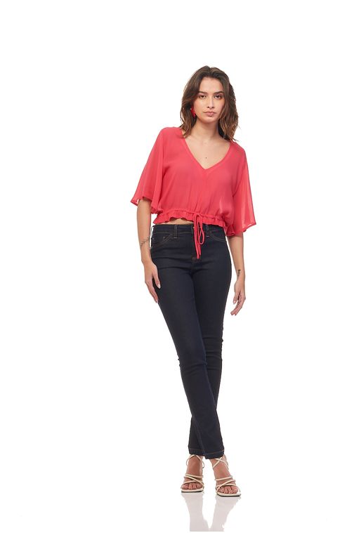 Calça Patogê feminina skinny jeans cintura média (G3) CL36930 Cor:UNICA; Tamanho:38