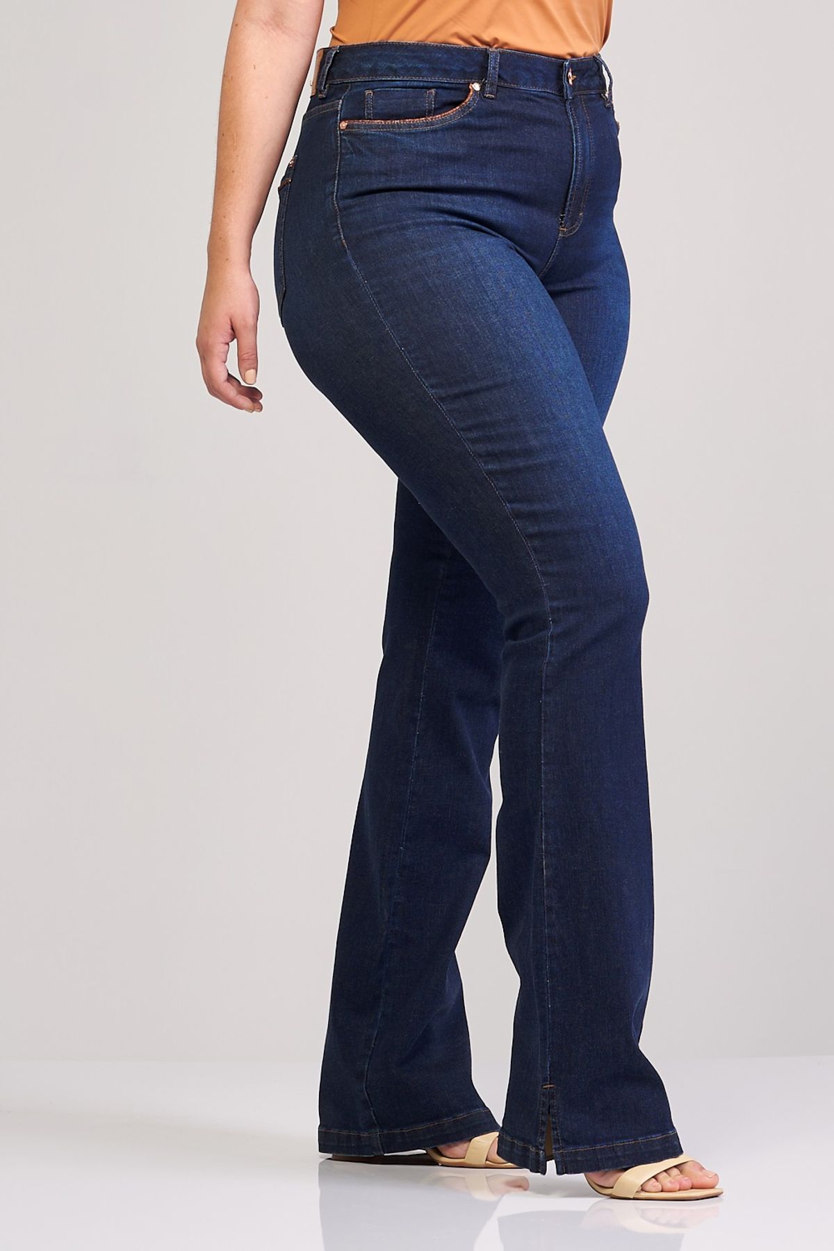 Bermuda Patogê feminina curvy jeans cintura média (G3) BE37131 - patoge