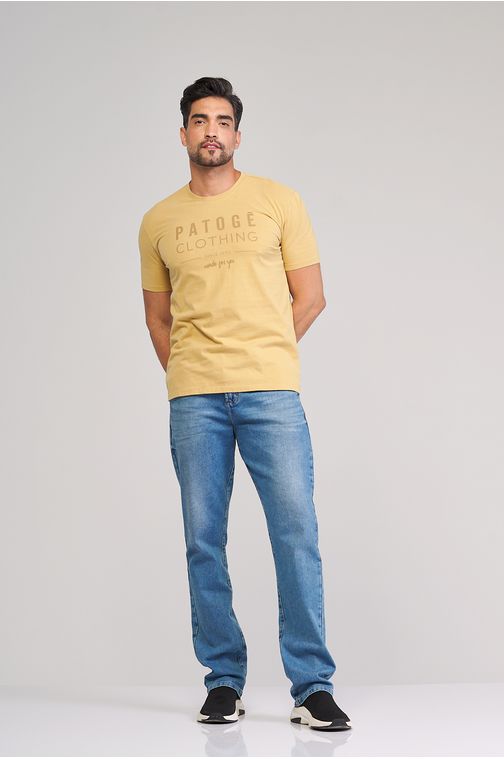 Calça Patogê masculina reta jeans CL36920 Cor:UNICA; Tamanho:36