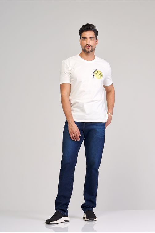 Calça Patogê masculina reta  jeans CL37073 Cor:UNICA; Tamanho:38