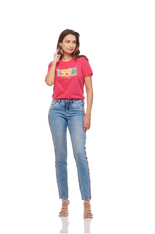 Calça Patogê feminina skinny jeans cintura média (G3) CL36915 Cor:UNICA; Tamanho:36