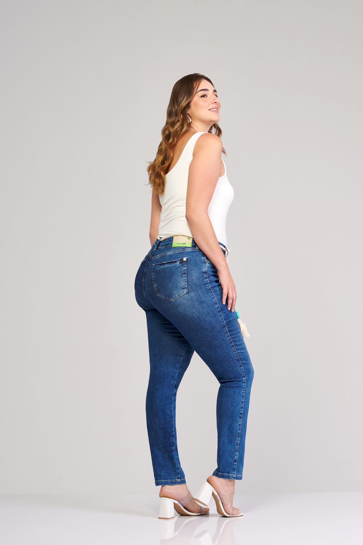 Macacão Patogê feminino curvy jeans MC37129 - patoge