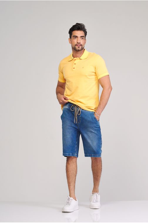 Bermuda Patogê masculina jeans BE37074 Cor:UNICA; Tamanho:36